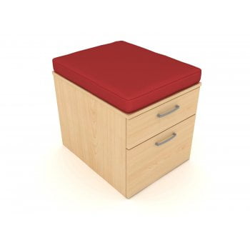 Cajonera con asiento Cajonera con asiento