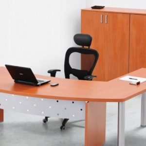 Escritorio gerencial moderno de melamina