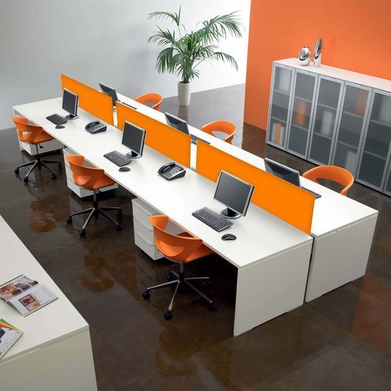 Escritorios modulares con cajonera de melamina Modulo de Trabajo