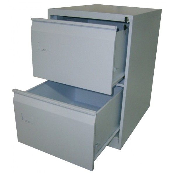 Archivador moderno con dos cajoneras metálico Archivador moderno con dos cajoneras metálico