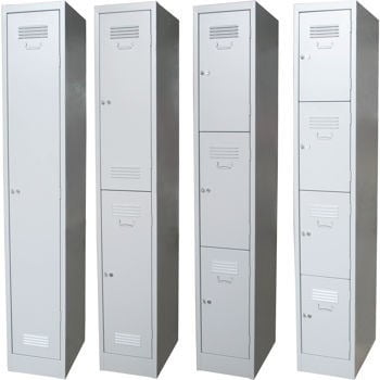 Locker metálico de una a cuatro puertas Locker metálico de una a cuatro puertas