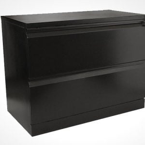 Archivador horizontal metálico con dos gavetas