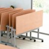 Mesa abatible de melamina