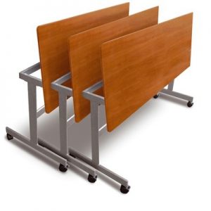Mesa abatible de melamina
