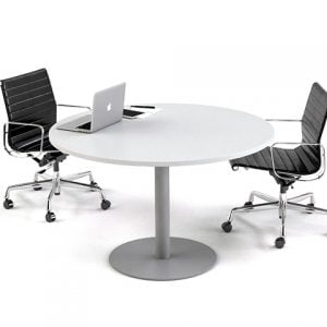 Mesa de reuniones redonda para 2 sillas
