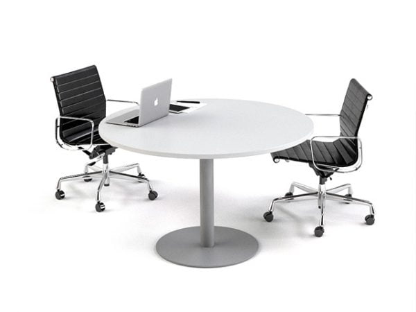 Mesa de reuniones redonda para 2 sillas