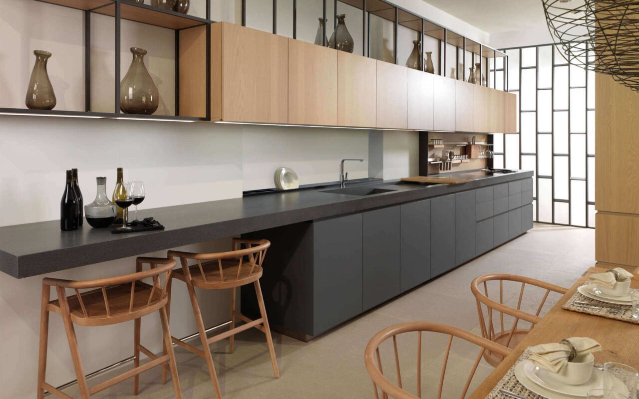 cocina estilo industrial