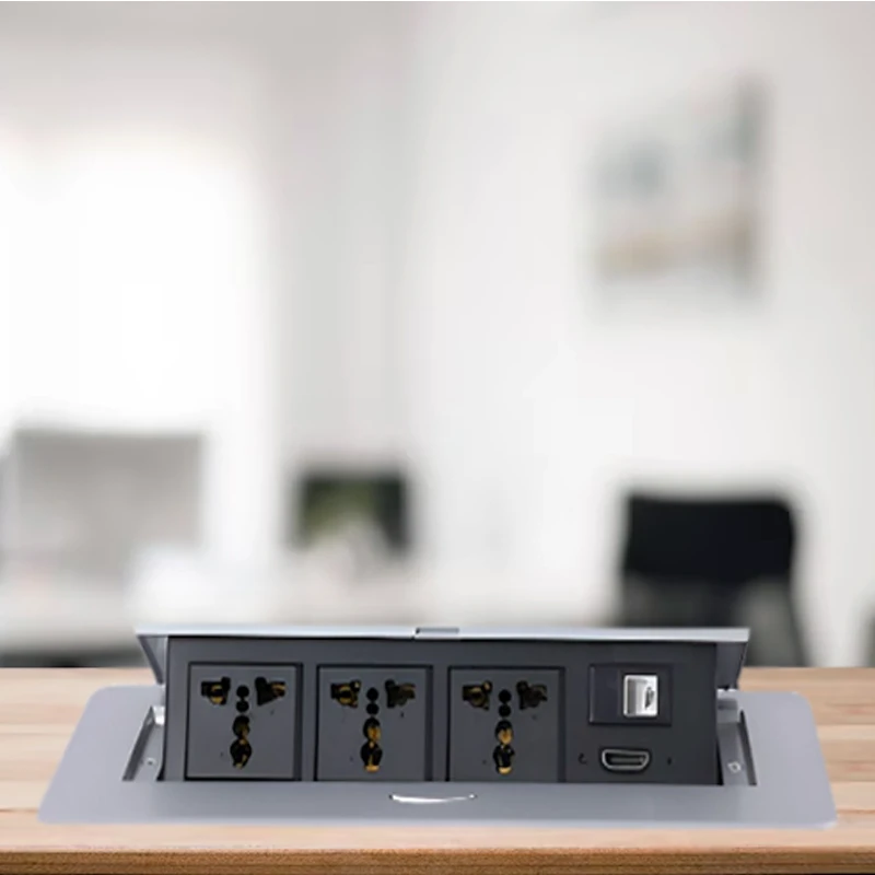 caja con hdmi red