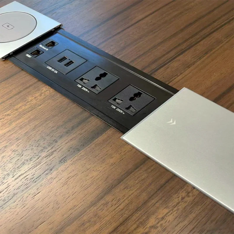 toma deslisable para mesa